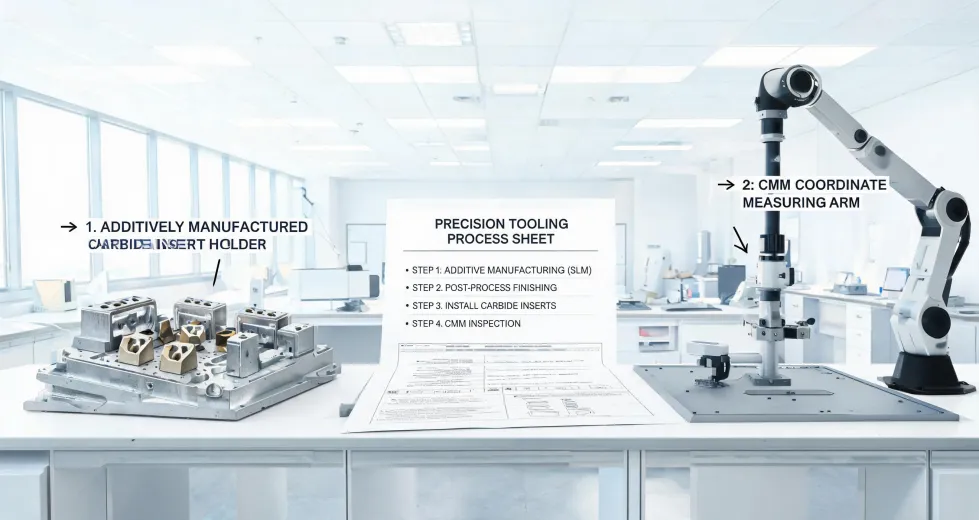 Precision tooling article header